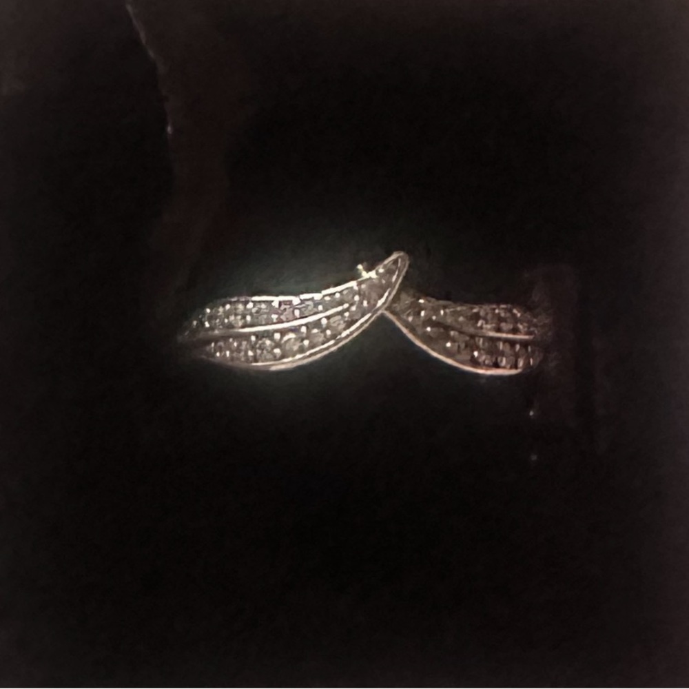💍PANDORA! 7.5. BNWB! Sparkling Leaves Ring! With BOX!! Authentic 925 ALE!